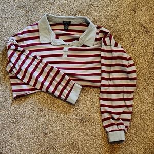 Medium, black with white trim and pocket